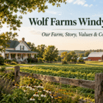 Wolf Farms Windy Ridge farm landscape in Byron Center Michigan