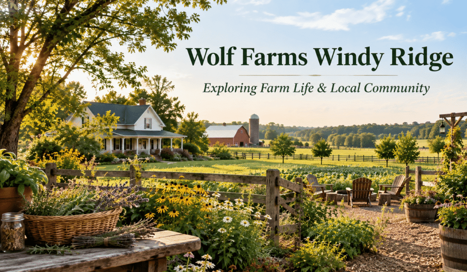 Wolf Farms Windy Ridge farm landscape and local community